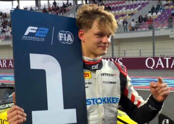 Palju õnne! Paul Aron saavutas Katari etapil oma karjääri esimese võidu Vormel-2 sarjas!