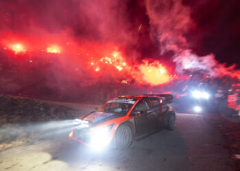 Thierry Neuville Monte Carlo rallil 2025, Foto: Dufour Fabien / Hyundai Motorsport GmbH