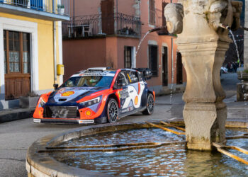 Ott Tänak ja Martin Järveoja Monte Carlo rallil 2025, Foto: Dufour Fabien / Hyundai Motorsport GmbH