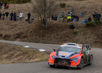 Ott Tänak ja Martin Järveoja Monte Carlo rallil 2025, Foto: Dufour Fabien / Hyundai Motorsport GmbH