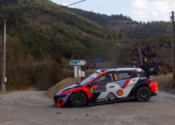 Ott Tänak ja Martin Järveoja Monte Carlo rallil 2025, Foto: Dufour Fabien / Hyundai Motorsport GmbH