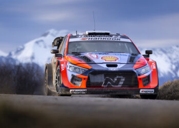 Ott Tänak ja Martin Järveoja Monte Carlo rallil 2025, Foto: Austral / Hyundai Motorsport GmbH