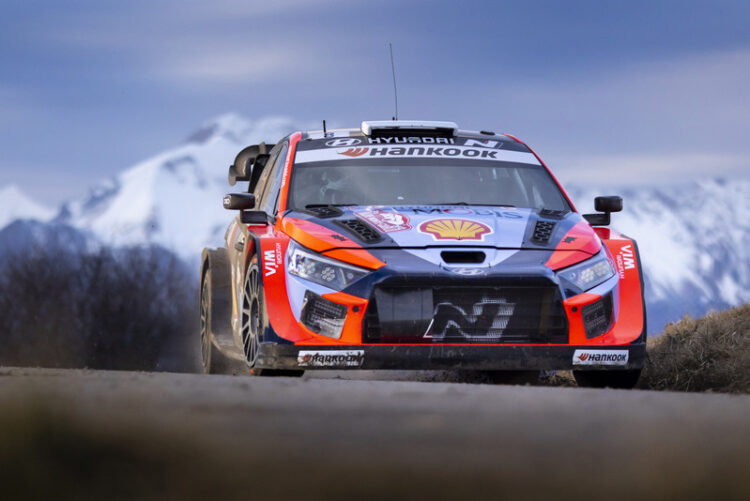 Ott Tänak ja Martin Järveoja Monte Carlo rallil 2025, Foto: Austral / Hyundai Motorsport GmbH