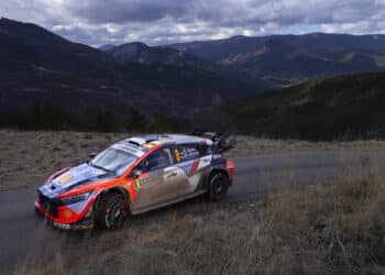 Ott Tänak ja Martin Järveoja Monte Carlo rallil 2025, Foto: Austral / Hyundai Motorsport GmbH