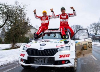 Mārtiņš Sesks ja Renārs Francis, Foto: Rally Alūksne