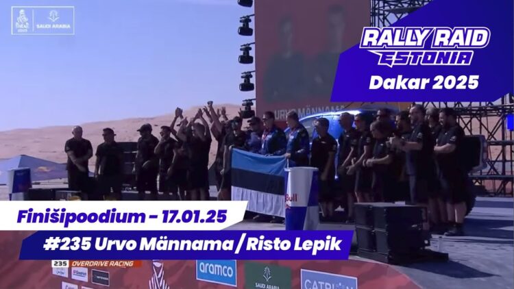 VIDEO: Urvo Männama ja Risto Lepik Dakari finišipoodiumil