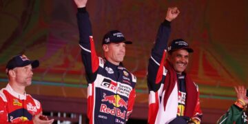 Matthieu Baumel ja Nasser Al-Attiyah Dakari rallil 2022, Foto: Florent Gooden / ASO/F.Gooden/DPPI