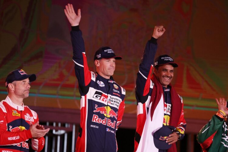 Matthieu Baumel ja Nasser Al-Attiyah Dakari rallil 2022, Foto: Florent Gooden / ASO/F.Gooden/DPPI