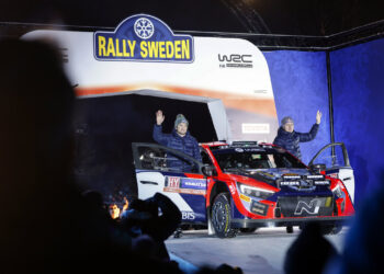Ott Tanak ja Martin Järveoja Rootsi ralli 2024, Foto: Austral / Hyundai Motorsport GmbH