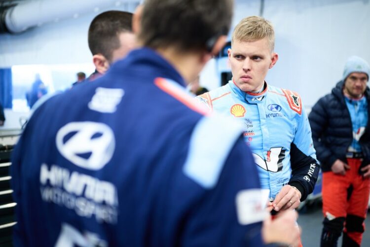 Ott Tänak Rootsi ralli 2025, Foto: Romain Thuillier / Hyundai Motorsport GmbH