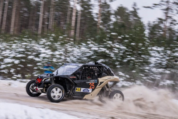 Toomas Veske / Robert Kikkatalo saavutasid Lätis klassivõidu. Foto: Raimonds Volonts, Latvian Rally Championship