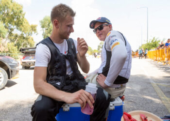 Robert Virves ja Ott Tänak Kreeka rallil 2024, Foto: Jaanus Ree / Red Bull Content Pool