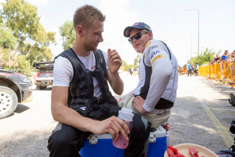 Robert Virves ja Ott Tänak Kreeka rallil 2024, Foto: Jaanus Ree / Red Bull Content Pool