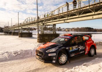 Romet Jürgenson ja Siim Oja Rootsi ralli 2025, Foto: Jaanus Ree / Red Bull Content Pool