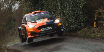 Romet Jürgenson / Siim Oja said Briti meistrisarja etapil kuuenda koha. Foto: Alex Stefan / Motorsport UK