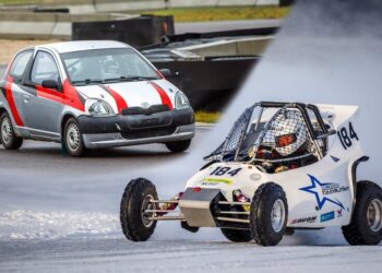 Raassillal on võimalik proovida noorte krosskarti ja Yaris1000 autot. Fotomontaaž: Pille Russi