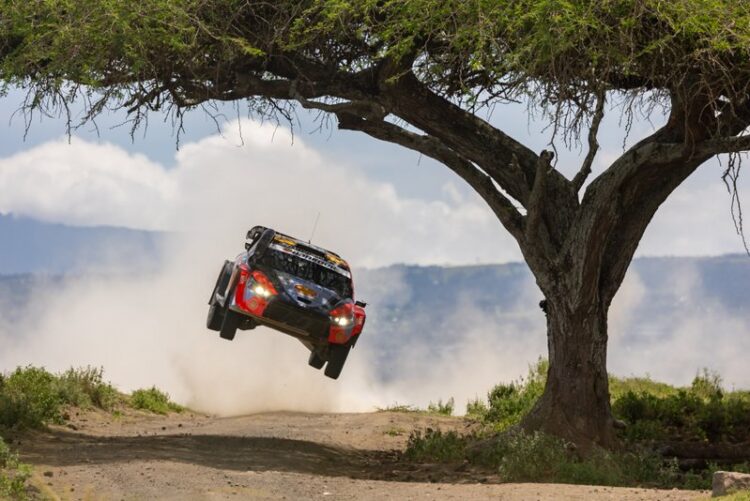 Ott Tänak ja Martin Järveoja Keenia Safari rallil 2025, Foto:: Austral / Hyundai Motorsport GmbH