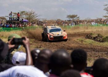 Ott Tänak Keenia Safari rallil 2025, Foto: Hyundai Motorsport