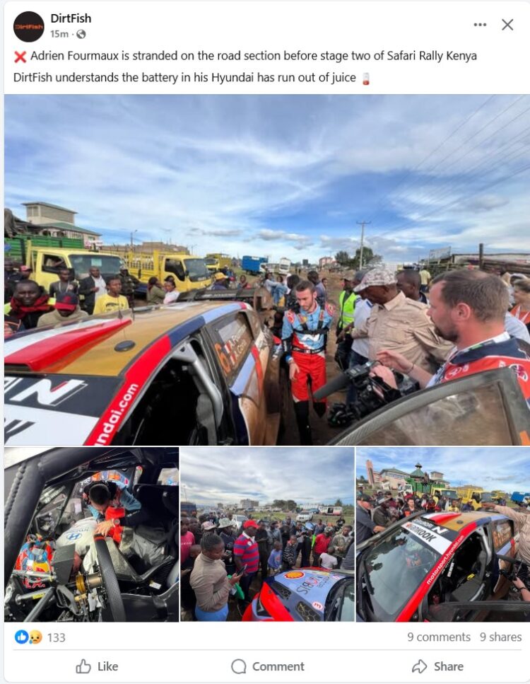 Safari ralli avapäev lõppes draamaga: Ott Tänak võitis katse ja tõusis liidriks kuid Hyundai teistel meestel juba probleemid