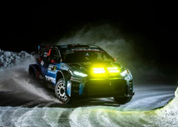 Tuukka Kauppinen Rootsi MM-rallil 2025, Foto: Jaanus Ree / Red Bull Content Pool