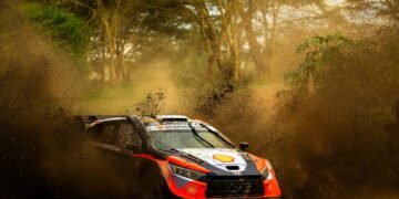 Ott Tänak ja Martin Järveoja Keenia Safari rallil, Foto: Jaanus Ree / Red Bull Content Pool