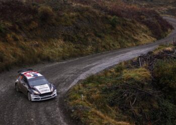 Ott Tänak Walesi rallil 2016 Foto: M-Sport/McKlein