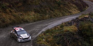 Ott Tänak Walesi rallil 2016 Foto: M-Sport/McKlein