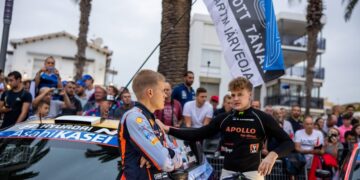 Ott Tänak ja Georg Linnamäe Hispaania rallil, Foto: Dufour Fabien / Hyundai Motorsport GmbH