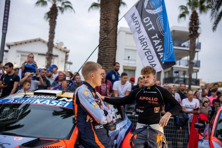 Ott Tänak ja Georg Linnamäe Hispaania rallil, Foto: Dufour Fabien / Hyundai Motorsport GmbH