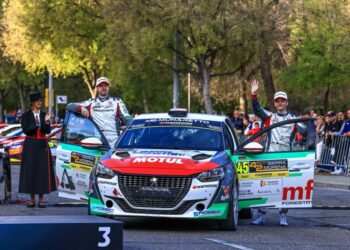 Jaspar Vaher / Sander Pruul olid Hispaanias kolmandad. Foto: FLAT-OUT Media Agency