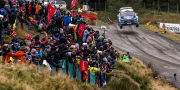 Elfyn Evans 2019. aasta MM-rallil Walesis. Foto: Jaanus Ree/Red Bull Content Pool