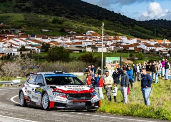 Robert Virves ja Jakko Viilo Sierra Morena rallil 2025, Foto: André Lavadinho / at-world.com