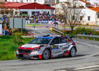 Robert Virves ja Jakko Viilo Sierra Morena rallil 2025, Foto: André Lavadinho / at-world.com