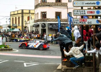 Ott Tänak ja Martin Järveoja Kanaari saarte MM-rallil 2025, Foto: Jaanus Ree / Red Bull Content Pool
