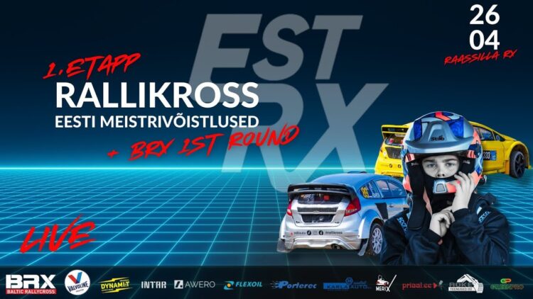 OTSE: Vaata Otseülekannet Rallikrossi Eesti ja Balti meistrivõistluste avaetapilt Raassillalt