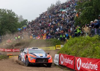 Ott Tanak ja Martin Jarveoja Portugali rallil, Foto: Dufour Fabien Hyundai Motorsport GmbH