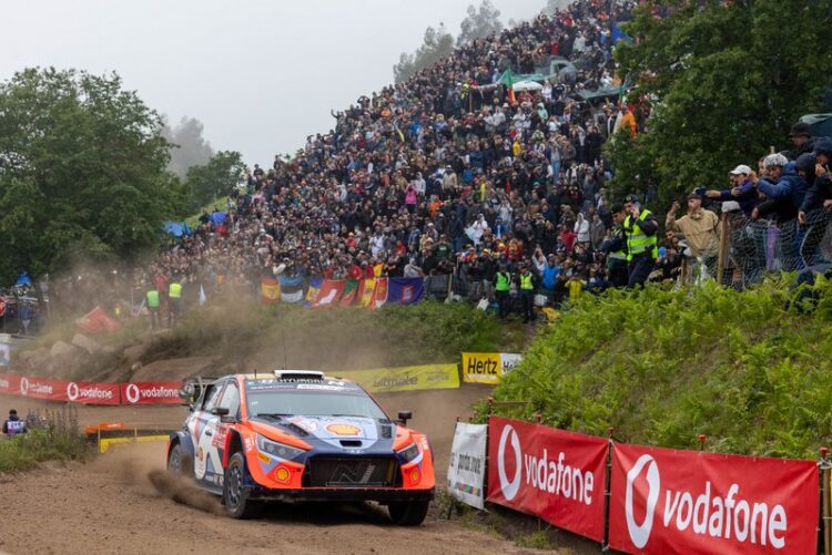 Ott Tanak ja Martin Jarveoja Portugali rallil, Foto: Dufour Fabien Hyundai Motorsport GmbH