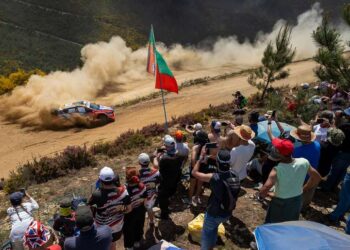 Ott Tänak ja Martin Järveoja Portugali rallil 2025, Foto: Fabien / Hyundai Motorsport GmbH