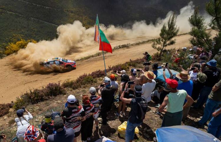 Ott Tänak ja Martin Järveoja Portugali rallil 2025, Foto: Fabien / Hyundai Motorsport GmbH