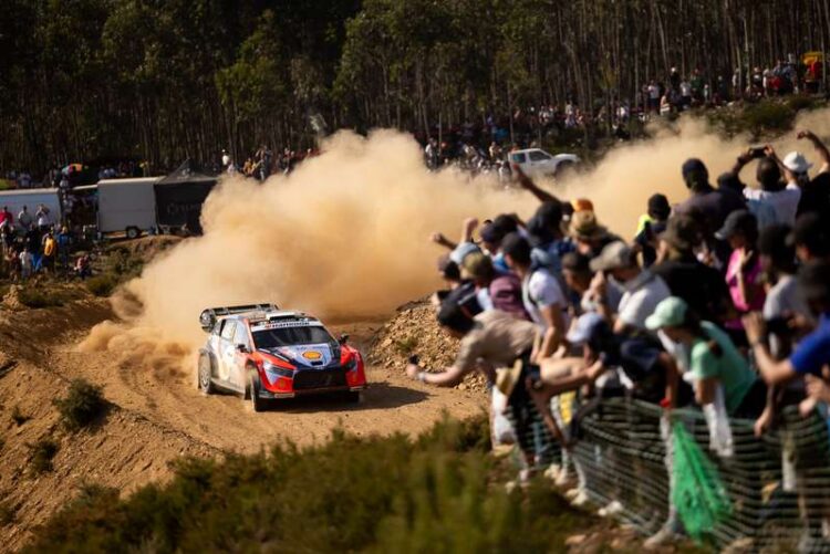 Ott Tänak ja Martin Järveoja Portugali MM-rallil 2025, Foto: Dufour Fabien / Hyundai Motorsport GmbH
