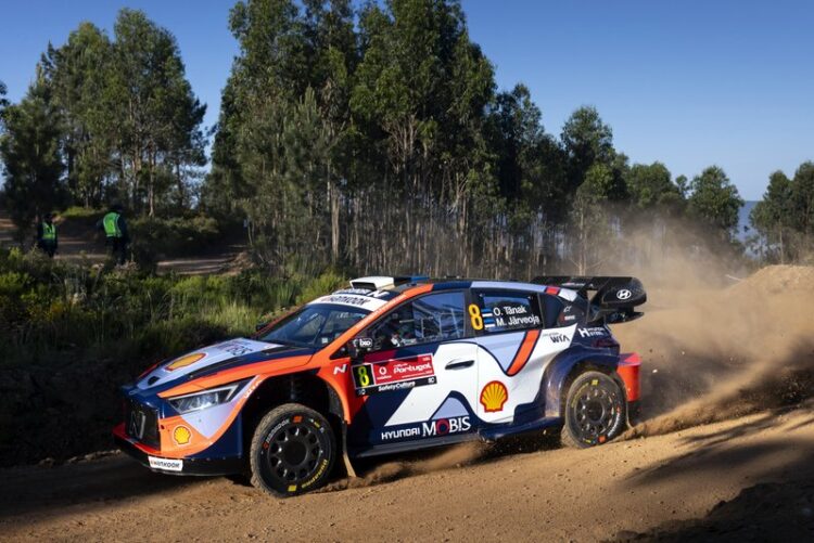Ott Tänak ja Martin Järveoja Portugali rallil 2025, Foto: Austral / Hyundai Motorsport GmbH