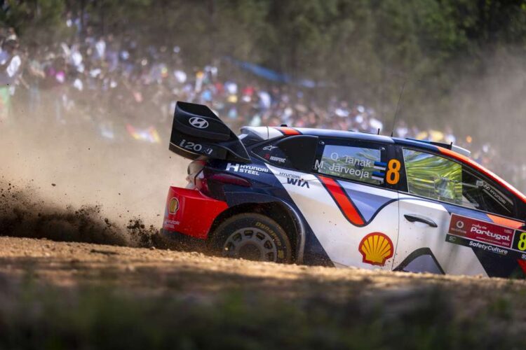 Ott Tänak ja Martin Järveoja Portugali rallil 2025, Foto: Austral / Hyundai Motorsport GmbH