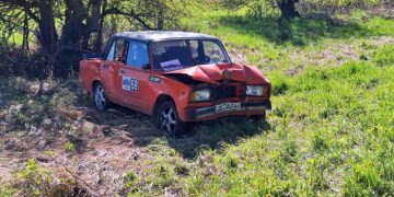 Kaarel Lonks ja Sander Lonks, Lääne-Eesti rahvarallil 2025, Foto: Rain Jõesaar/ralli.ee