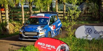 Patrick Enok ja Silver Simm, Länsirannikon Ralli 2025, Foto: Pille Russi