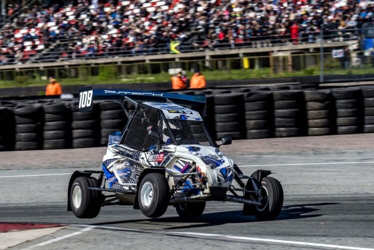 Armin Raag oli Riias võidukas. Foto: Raimonds Volonts / Rallycross.lv