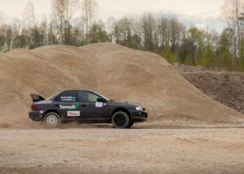 Martin Kutser sõitis päeva parima aja. Foto: Elis Nurs