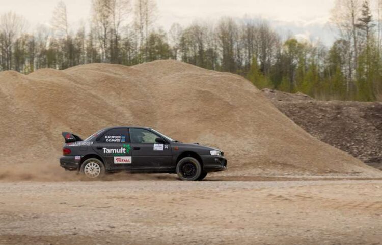 Martin Kutser sõitis päeva parima aja. Foto: Elis Nurs
