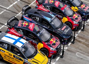 Timmy Hansen, Kevin Hansen, Ole Christian Veiby, Johan Kristoffersson ja Niclas Groenholm Türgi 2024, Foto: @World / Red Bull Content Pool