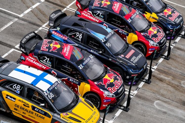 Timmy Hansen, Kevin Hansen, Ole Christian Veiby, Johan Kristoffersson ja Niclas Groenholm Türgi 2024, Foto: @World / Red Bull Content Pool