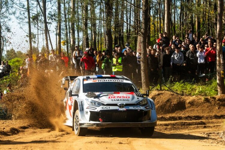 Sebastien Ogier ja Vincent Landais Portugali MM-rallil 2025, Foto: Jaanus Ree / Red Bull Content Pool